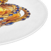Royal golden crown schneidebrett (Ecke)