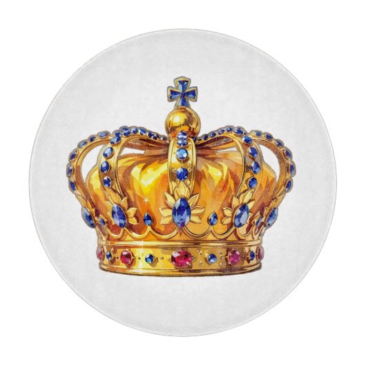 Royal golden crown schneidebrett (Vorderseite)