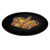 Royal golden crown schneidebrett (Ecke)