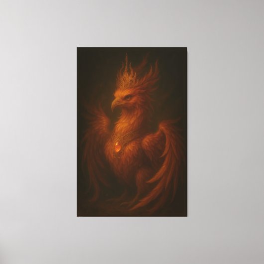 Royal Golden Phoenix – Elite Fine Art Collection Leinwanddruck (Vorderseite)
