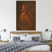 Royal Golden Phoenix – Elite Fine Art Collection Leinwanddruck (Insitu (Schlafzimmer))