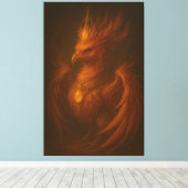 Royal Golden Phoenix – Elite Fine Art Collection Leinwanddruck (Insitu (Holzboden))