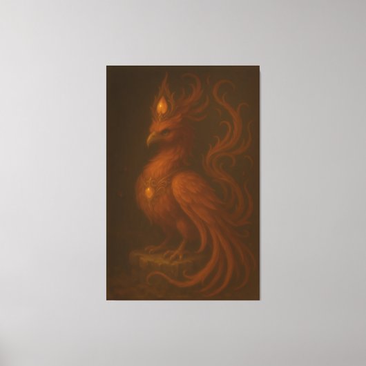 Royal Golden Phoenix – Elite Fine Art Collection Leinwanddruck (Vorderseite)