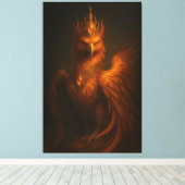 Royal Golden Phoenix – Elite Fine Art Collection Leinwanddruck (Insitu (Holzboden))
