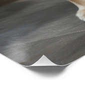 Royal Golden Retriever | Aristocratic Dog Portrait Poster (Ecke)