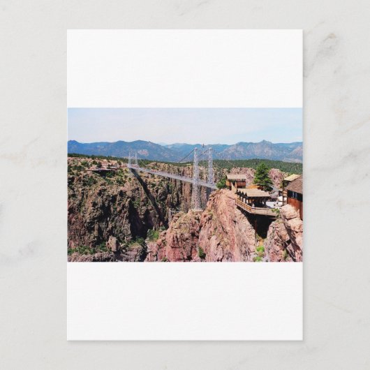 Royal Gorge Bridge, die höchste in den USA Postkarte (Vorderseite)
