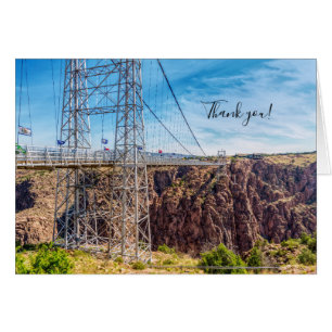 Royal Gorge Bridge Side View Danke Karte