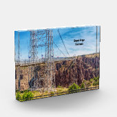 Royal Gorge Bridge Side View Foto Block (Links)