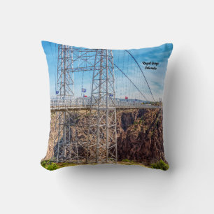Royal Gorge Bridge Side View Foto Pillow Kissen