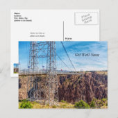 Royal Gorge Bridge Side View Gut Postkarte (Vorne/Hinten)