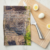Royal Gorge Bridge Side View Küche Handtuch (Viertel Falte)