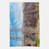 Royal Gorge Bridge Side View Küche Handtuch (Vertikal)