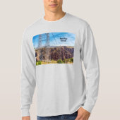 Royal Gorge Bridge Side View Men's Long Sleeve T-Shirt (Vorderseite)
