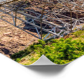 Royal Gorge Bridge Side View Poster (Ecke)