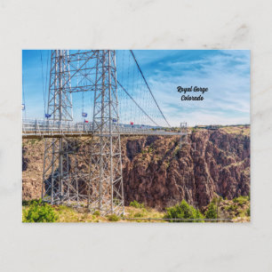 Royal Gorge Bridge Side View Postkarte