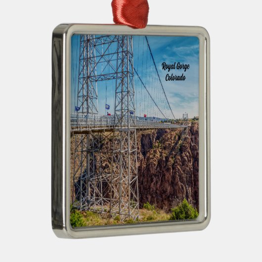 Royal Gorge Bridge Side View Premium Ornament (Rechts)