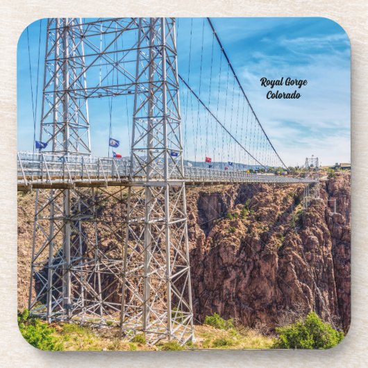 Royal Gorge Bridge Side View Untersetzer Set (Vorderseite)
