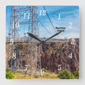 Royal Gorge Bridge Side View Wall Uhr (Vorderseite)