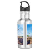 Royal Gorge Bridge Side View Wasserflasche (Rückseite)