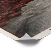 Royal Gorge, CO - Ansicht des Zuges, Fluss Poster (Ecke)