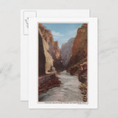 Royal Gorge, CO - Ansicht des Zuges, Fluss Postkarte (Vorne/Hinten)