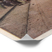 Royal Gorge, CO - Aussicht auf die Hängebrücke Poster (Ecke)