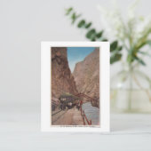 Royal Gorge, CO - Aussicht auf die Hängebrücke Postkarte (Stehend Vorderseite)