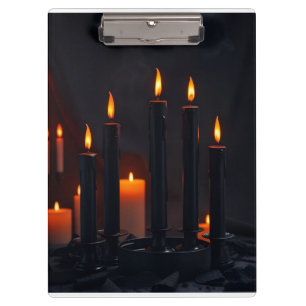 Royal Gothic Halloween Kerzen Klemmbrett