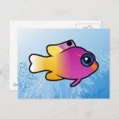 Royal Gramma Postkarte (Vorne/Hinten)