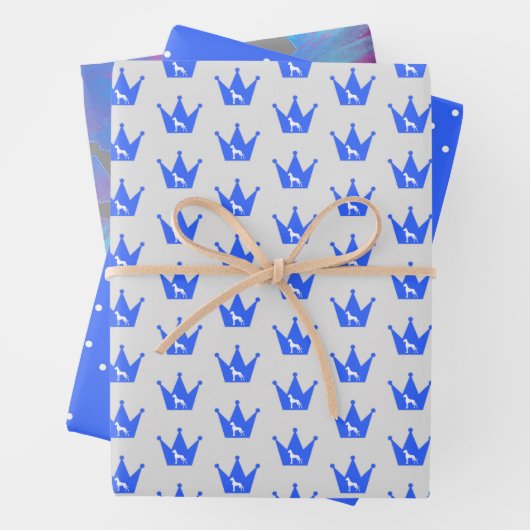 Royal Great Danes Graphical Geschenkpapier Set (Beispiel)