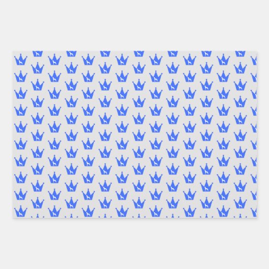 Royal Great Danes Graphical Geschenkpapier Set (Vorderseite)