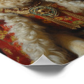 Royal Great Pyrenees Portrait Poster (Ecke)