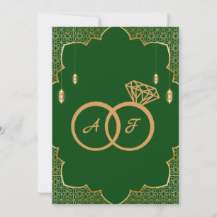 Royal Green Arabisch Save The Date