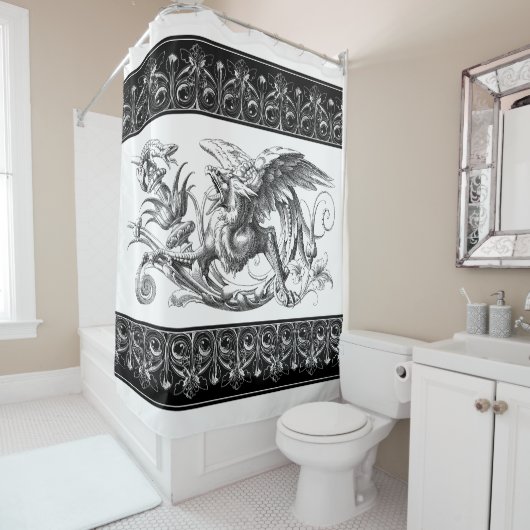 Royal Griffin Shower Vorhang (Beispiel)