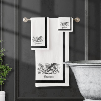 Royal Griffin White Bath Set