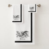 Royal Griffin White Bath Set (Insitu)