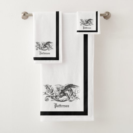 Royal Griffin White Bath Set (Insitu)