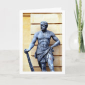 Royal Guard Statue, Hampton Court Palace, England Karte (Vorderseite)