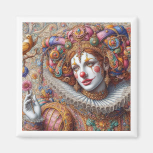 "Royal Harlequin Elegance - Kunstmagazin Magnet