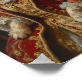 Royal Havanese Portrait Poster (Ecke)