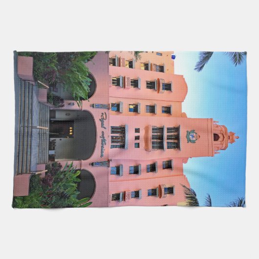 Royal Hawaiian Hotel Geschirrtuch (Horizontal)