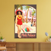 Royal Hawaiian Hotel in Hawaii Leinwanddruck (Insitu (Wohnzimmer))