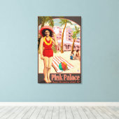 Royal Hawaiian Hotel in Hawaii Leinwanddruck (Insitu (Holzboden))