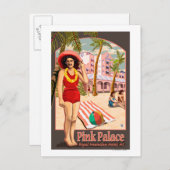 Royal Hawaiian Hotel in Hawaii Postkarte (Vorne/Hinten)