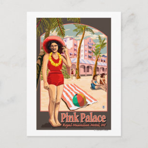 Royal Hawaiian Hotel in Hawaii Postkarte