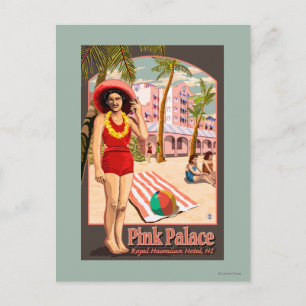 Royal Hawaiian Hotel in Hawaii Postkarte