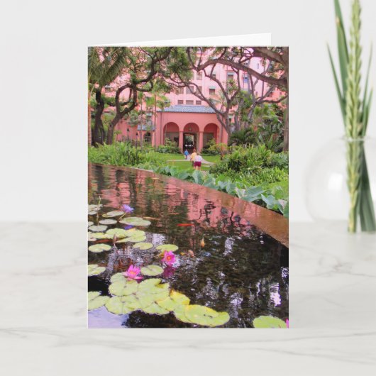 Royal Hawaiian Hotel Karte (Vorderseite)