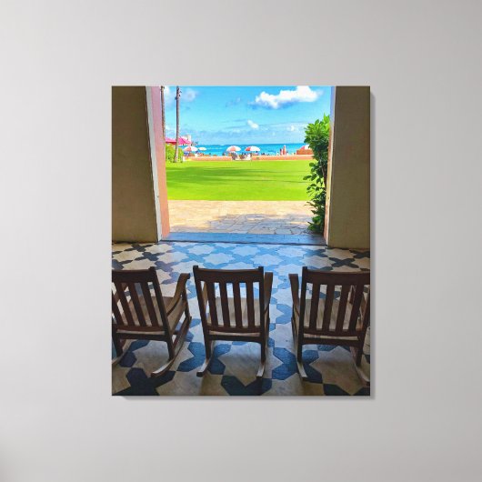 Royal Hawaiian Hotel Leinwanddruck (Vorderseite)