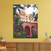 Royal Hawaiian Hotel Leinwanddruck (Insitu (Wohnzimmer))