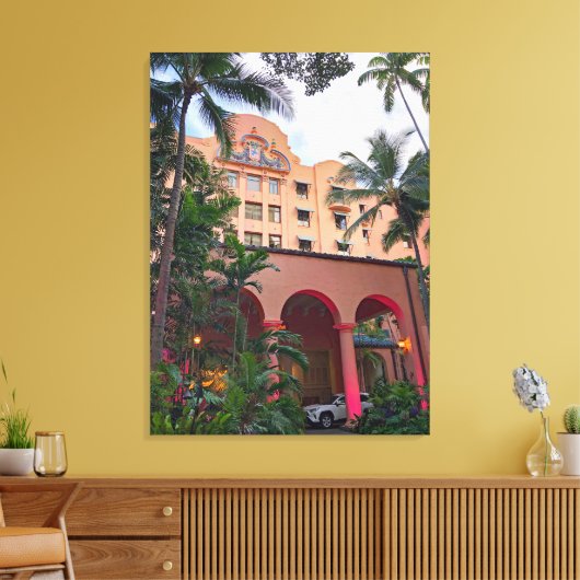 Royal Hawaiian Hotel Leinwanddruck (Insitu (Wohnzimmer))
